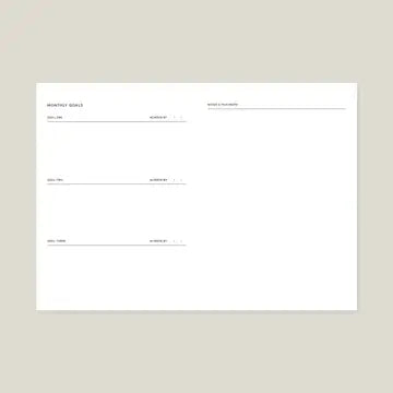 Undated ‘Shapes’ Weekly Planner | Yearly Planner | Layflat