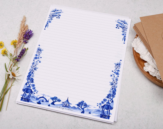 Making Meadows: A4 Letter Paper Blue Landscape