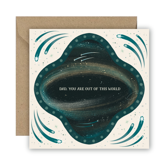 Lione & Sheikh: Dad You’re Out of This World Greeting Card