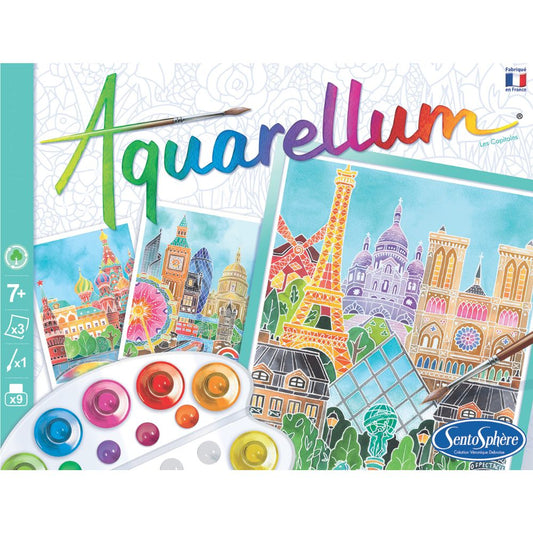 Aquarellum: Paint by Numbers - Capital Cities