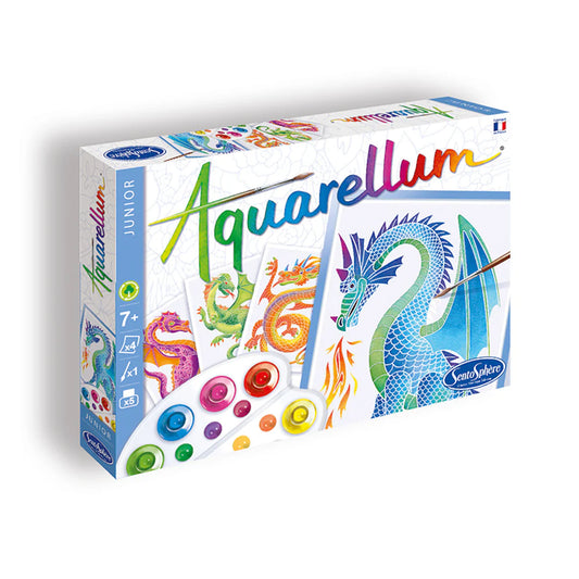 Aquarellum: Paint by Numbers - Dragons