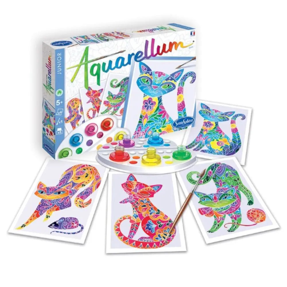Aquarellum: Paint by Numbers - Cats