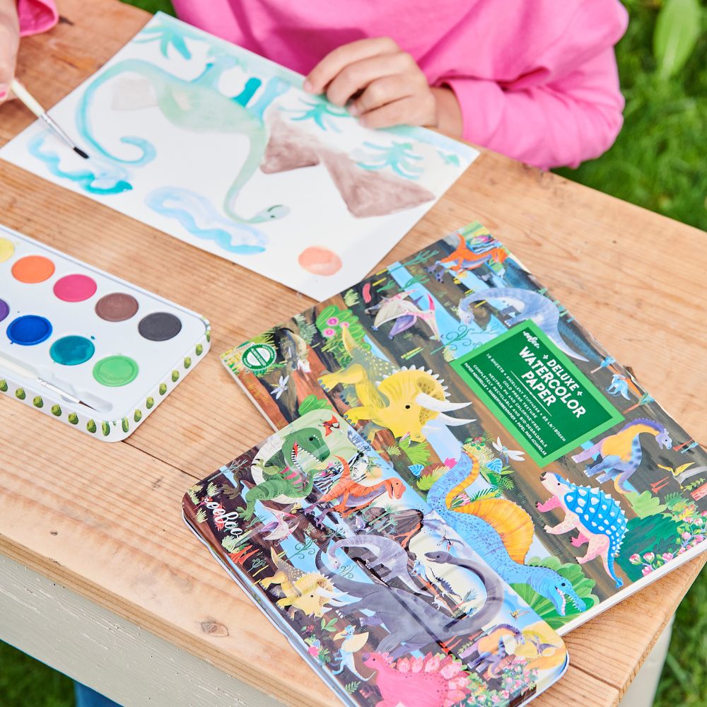 Tin of Watercolours - Dinosaurs