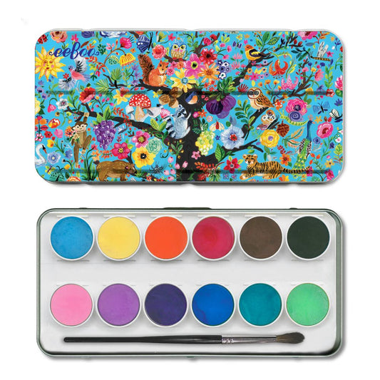 Tin of Watercolours - Tree of Life