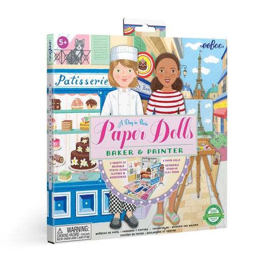 Eeboo Paper Dolls - Baker & Painter