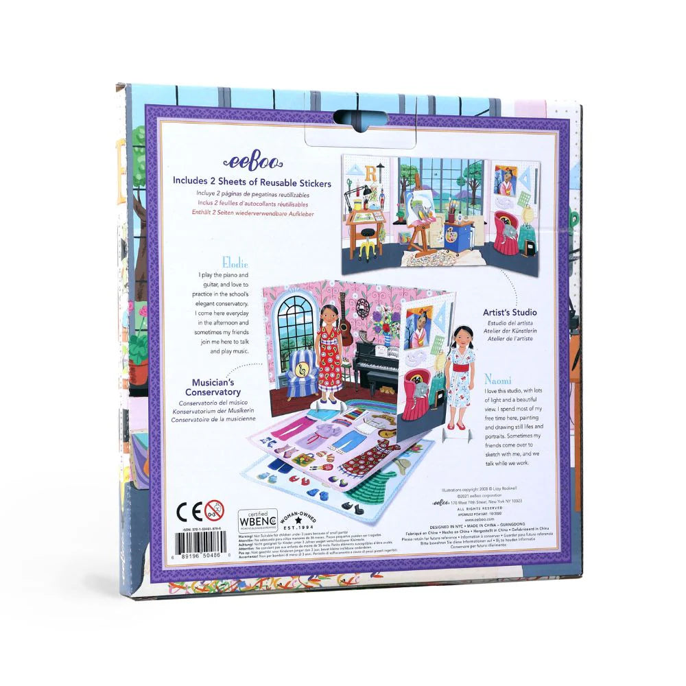 Eeboo Paper Dolls - Baker & Painter