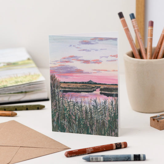 Greeting Card: Somerset Levels