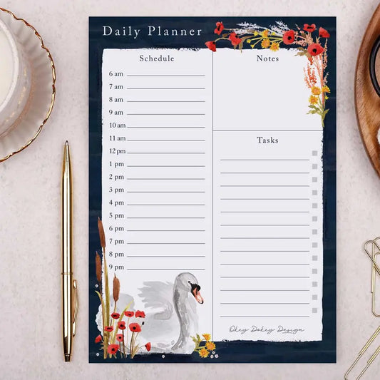Making Meadows: A5 Daily Planner Pad - Swan & Reeds