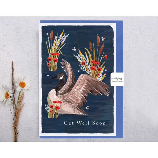 Making Meadows: Get Well Soon Goose Card