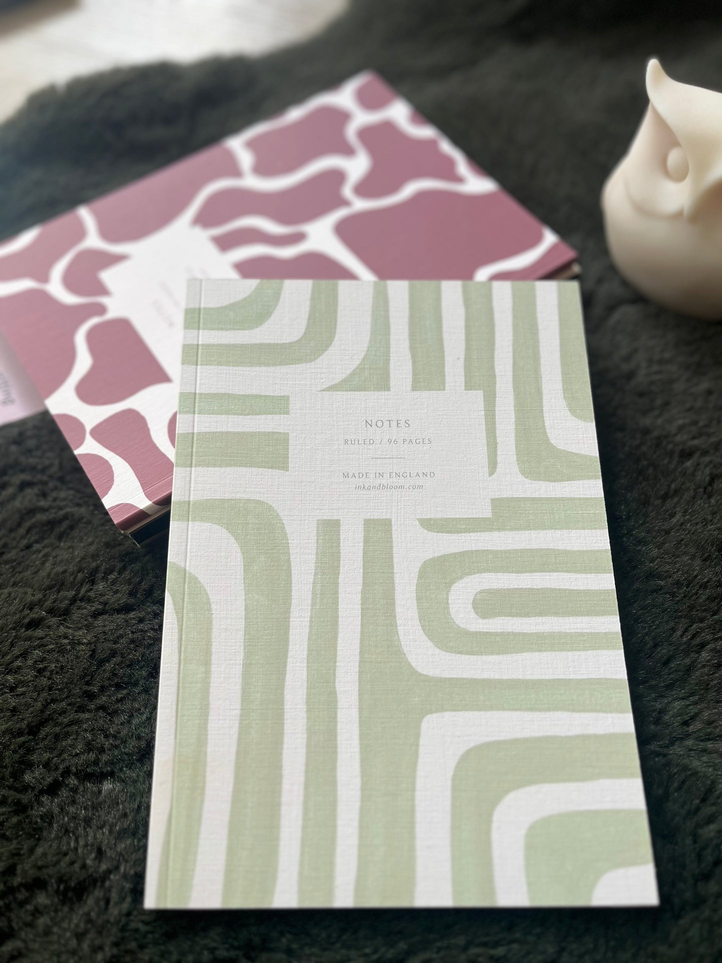Abstract Pale Green Notebook