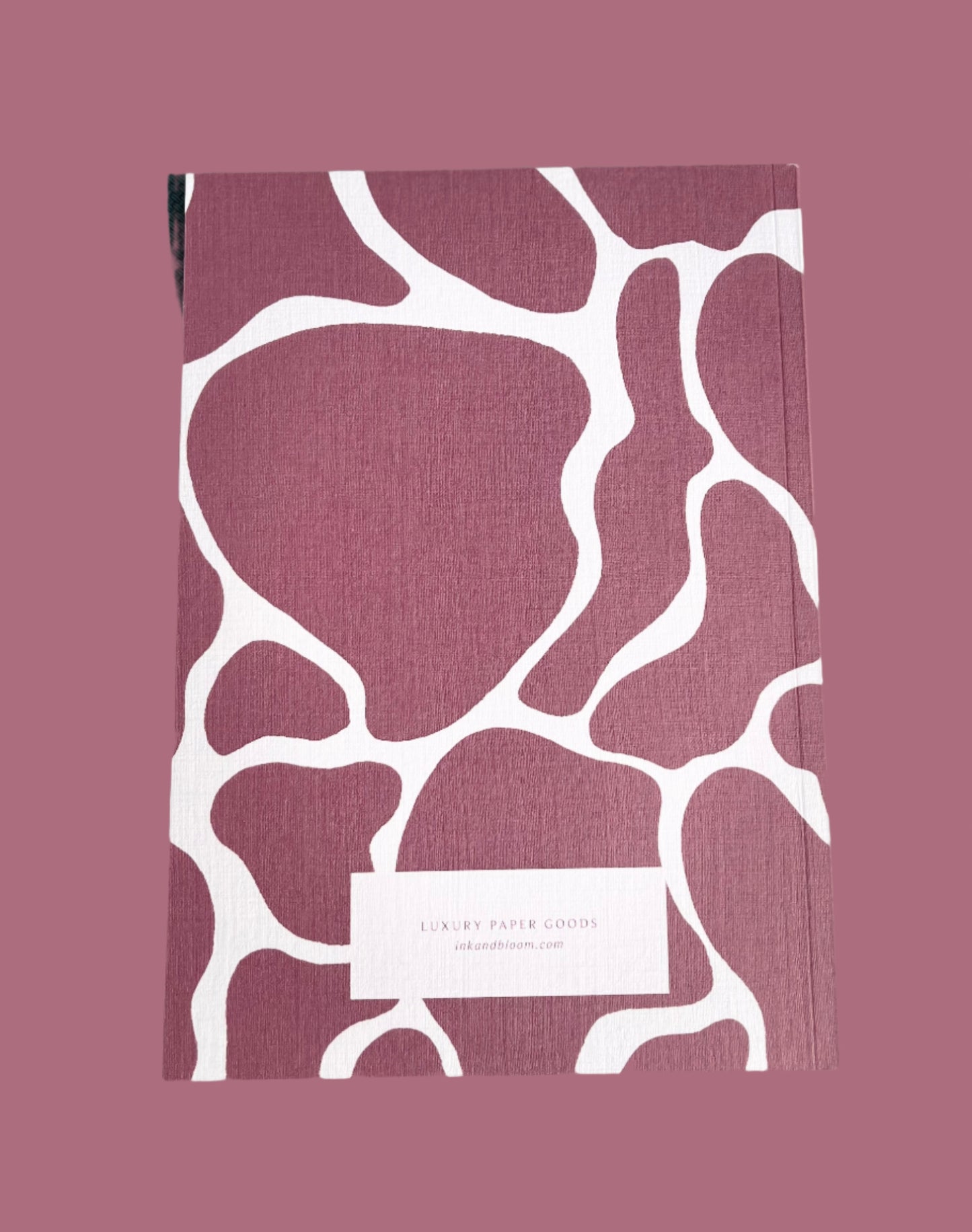 Abstract Blush Pebble Notebook A5